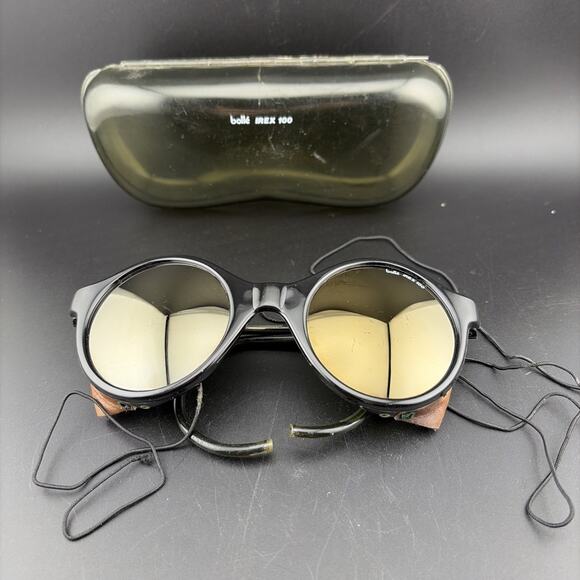 Bollé Other - Retro 80s VTG Bolle Design FRC Round Glacier Sunglasses Nylon Frame / See Pic